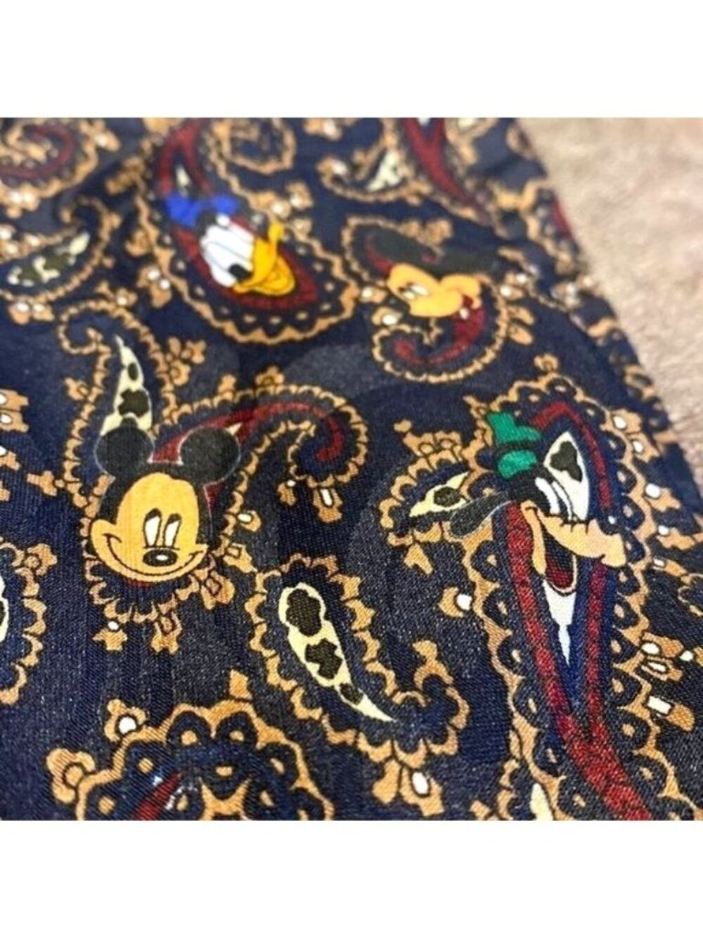 Disney Mickey & Friends Paisley Necktie By Balancine Inc The Tie Works
